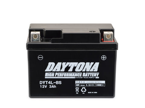 ハイパフォーマンス メンテナンスフリー バッテリー DYT4L-BS（YT4L-BS互換） DAYTONA（デイトナ） BJ50