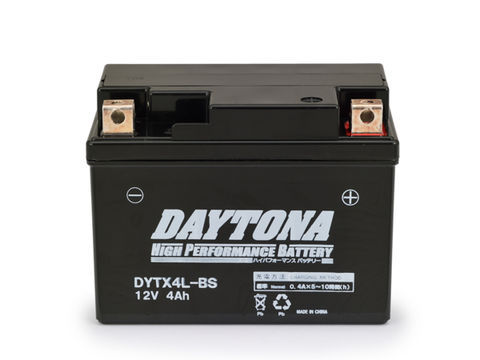 ハイパフォーマンス メンテナンスフリー バッテリー DYTX4L-BS（YTX4L-BS互換） DAYTONA（デイトナ） スーパーカブ・リトルカブ50/50周年スペシャル（08年〜）AA01