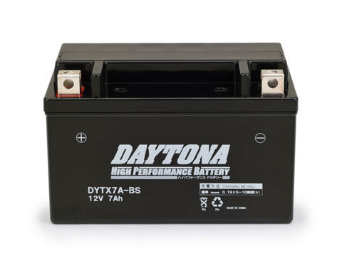 ハイパフォーマンス メンテナンスフリー バッテリー DYTX7A-BS（YTX7A-BS互換） DAYTONA（デイトナ） XLR200R（93年〜）