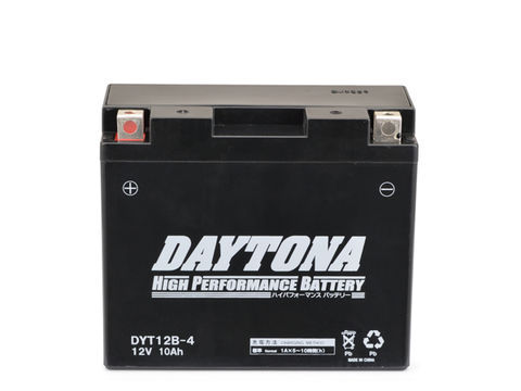 ハイパフォーマンス メンテナンスフリー バッテリー DYT12B-4（YT12B-BS・GT12B-4互換） DAYTONA（デイトナ） FZ400/R
