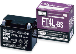 FTH4L-BS 液入充電済バッテリー メンテナンスフリー（YTX4L-BS互換） 古河バッテリー（古河電池） Z125 （2BJ-BE125H）