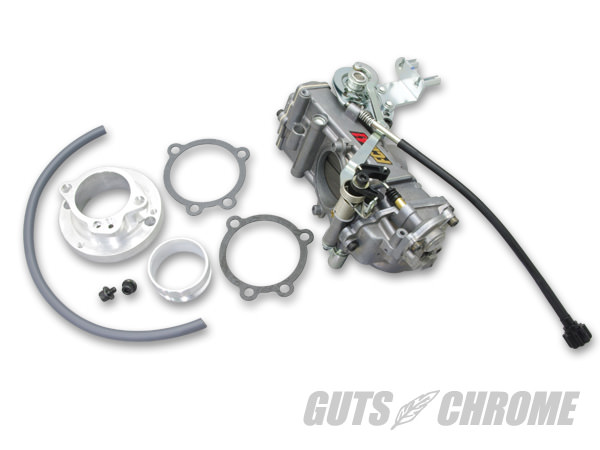 KEIHIN（ケイヒン）FCR-41キャブレターキット GUTS CHROME（ガッツクローム） ビッグツイン TC/EVO