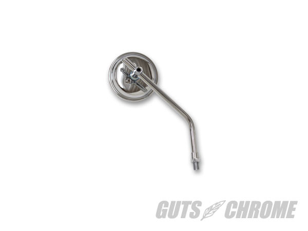 3インチラウンドミラー 10mmスレッド クローム GUTS CHROME（ガッツクローム）