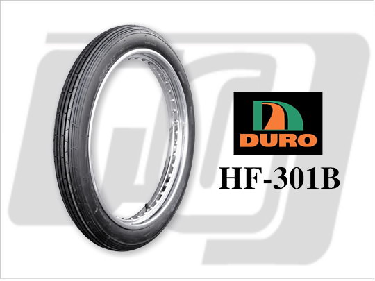 HF-301B 3.25×21インチ 前後共通 ハイスピードストリートタイヤ DURO（デューロ）