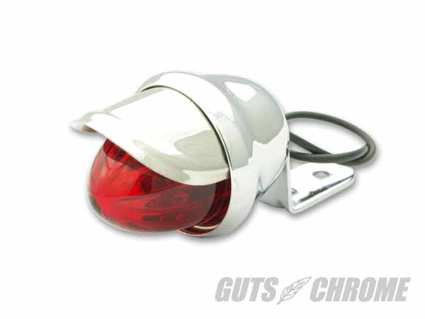 スモールバイザーマーカーランプ レッド GUTS CHROME（ガッツクローム）