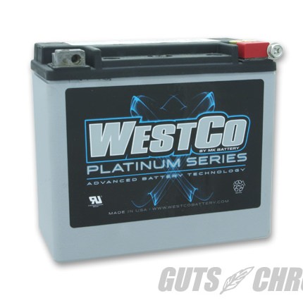 WCP20L PLATINUMシリーズ（AGMバッテリー）純正65989-97C互換 WESTCO