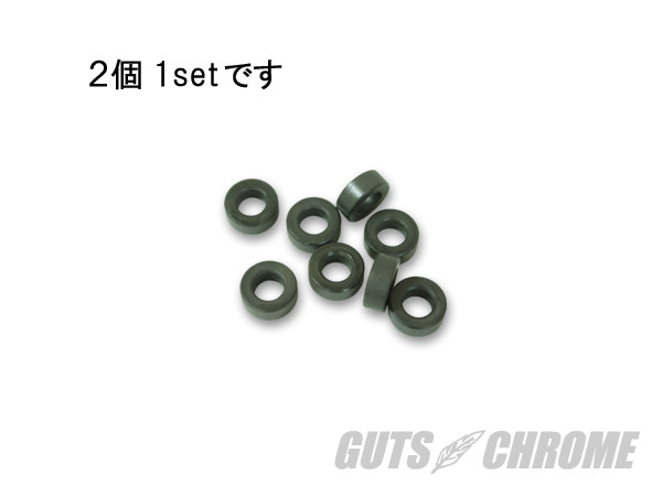 5/16×6mm 汎用スペーサーパーカライズド（2個入り） GUTS CHROME（ガッツクローム）