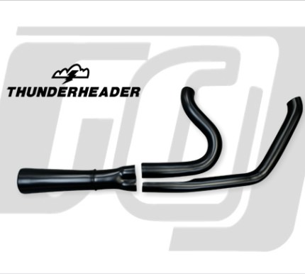 ヒートシールドセット 3ピースブラック TH1027 TH1057対応 00-11年 THUNDERHEADER ソフテイル（SOFTAIL）