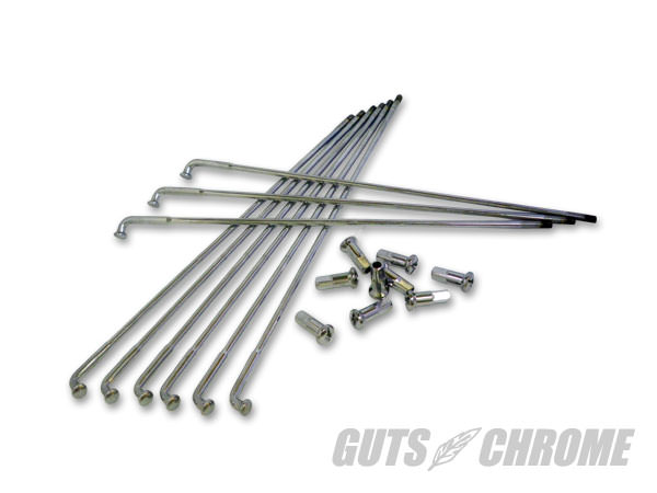 21インチスポークセット フロントドラム用 GUTS CHROME（ガッツクローム）