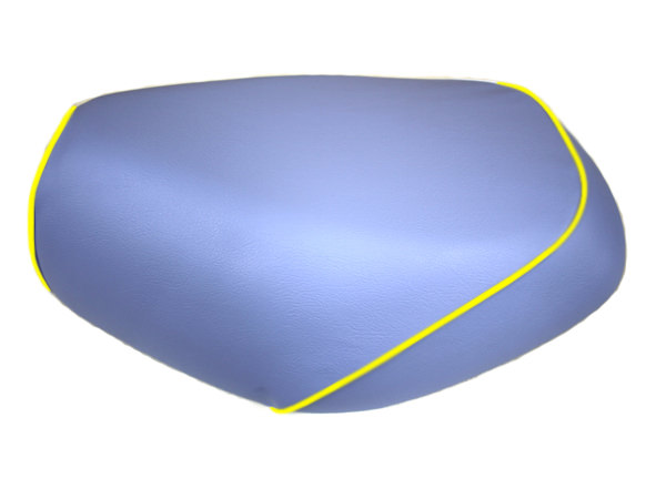 張替タイプ 国産シートカバー ライトブルー/黄色パイピング GRONDEMENT（グロンドマン） スクーピー（AF55）