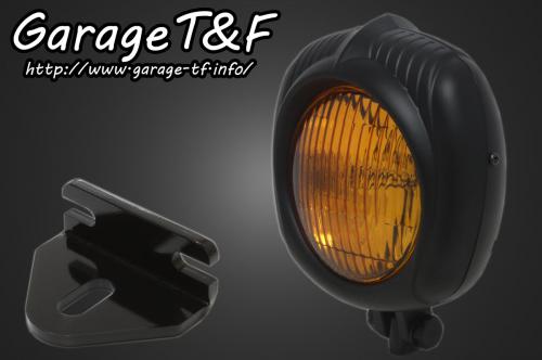 エレクトロライン54レプリカヘッドライト（ブラック）＆ライトステー（タイプE）KIT ガレージT＆F W650