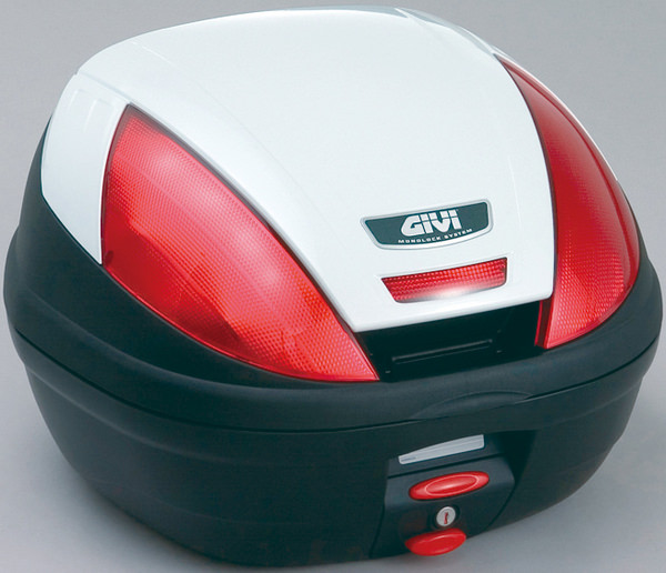 モノロックケース E370B906D パールホワイト塗装 GIVI（ジビ）