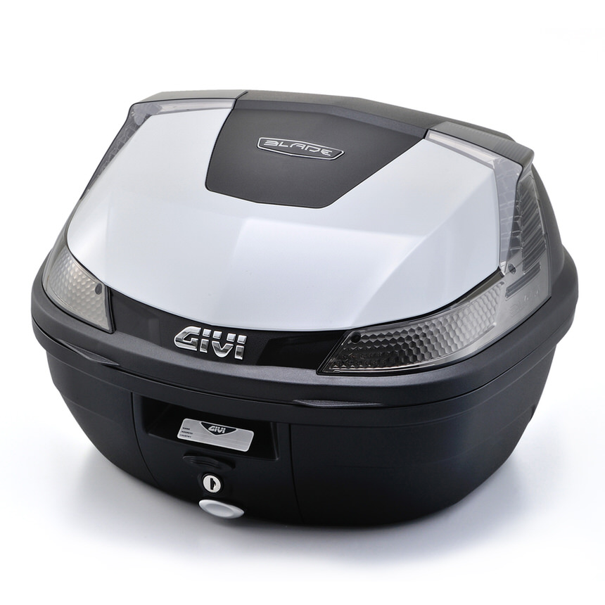 B37NTB912D モノロックケース TECHパールホワイト塗装 37リットル GIVI（ジビ）