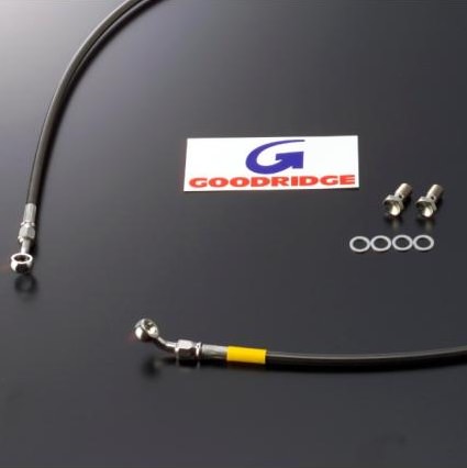 GOODRIDGE CB1100 タイプ1 メッシュ ブレーキホース クラッチ スモーク ステンレス ビルドアライン グッドリッジ 20611592S