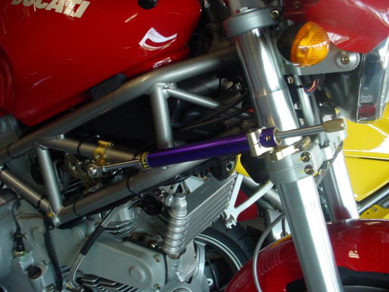 ステアリングダンパーステー 140mm/タイプ1  ハイパープロ（HYPER PRO） DUCATI S4（03年）