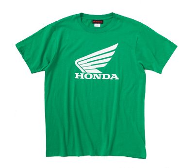 0SYTN-W56-A ウイングTシャツ グリーン 3Lサイズ HONDA（ホンダ）