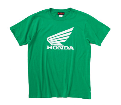 ウイングTシャツ A（グリーン） Lサイズ HONDA（ホンダ）