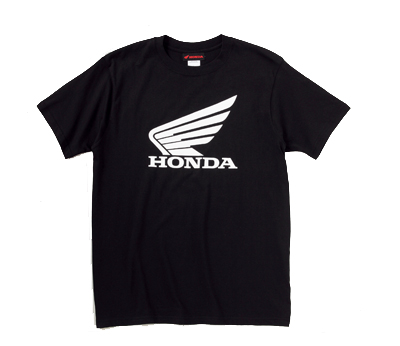 0SYTN-W56-K ウイングTシャツ ブラック 3Lサイズ HONDA（ホンダ）