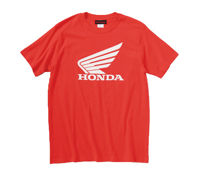 ウイングTシャツ R（レッド） 3Lサイズ HONDA（ホンダ）