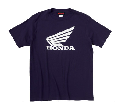 ウイングTシャツ V（ネイビー） 3Lサイズ HONDA（ホンダ）