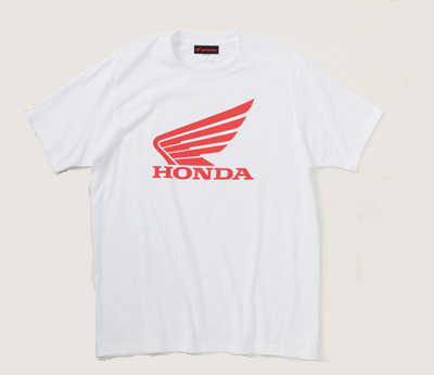 ウイングTシャツ W（ホワイト） 3Lサイズ HONDA（ホンダ）