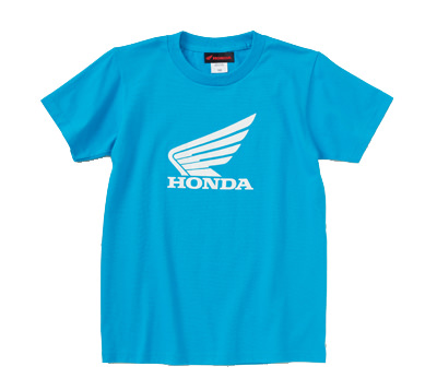 ウイングTシャツ キッズ用 B（ターコイズブルー） 110サイズ HONDA（ホンダ）