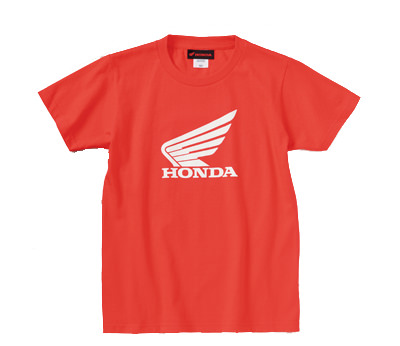 ウイングTシャツ キッズ用 R（レッド） 110サイズ HONDA（ホンダ）