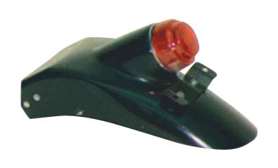 丸形ランプ付き リアフェンダー キーロックタイプ用 K＆H（ケイアンドエイチ） GB250 90年〜（4型）