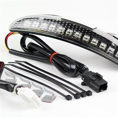 LEDインセットテールランプキット クリア GOODS（モーターガレージグッズ） スポーツスター（SPORTSTER）XL1200X/1200V/1200N/XL883N