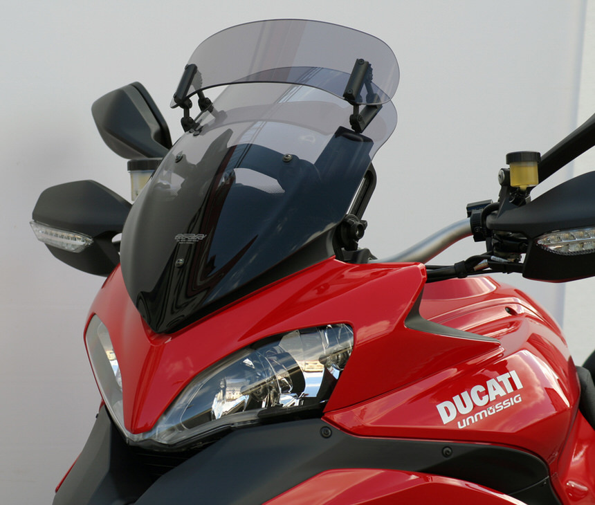 VARIOヴァリオツーリング スクリーン スモーク（フラップ付） MRA DUCATI ムルティストラーダ1200（09〜12年）