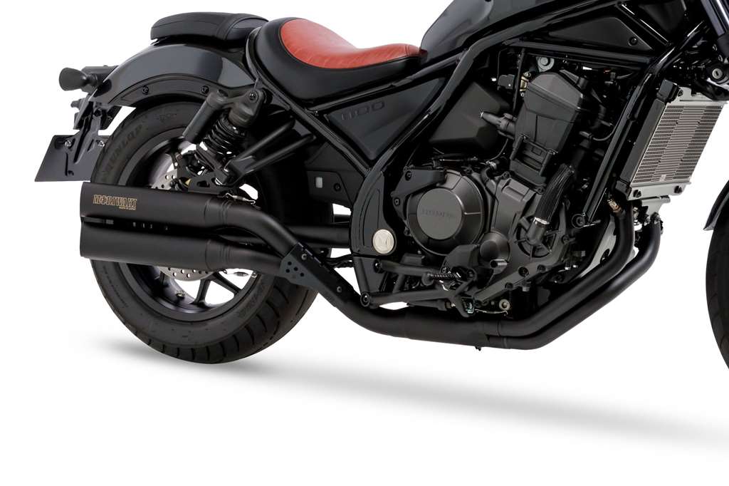 フルエキゾーストマフラー Cross Twin Black Moriwaki（モリワキ） レブル1100 T（8bl Sc83） [01810