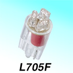 L700シリーズ拡散タイプLEDバルブ ブルー 12v-用 ウエッジ（中） 差込幅:9.5mm 12v- 0.5w 全長22mm M＆H（マツシマ）