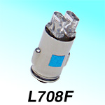 L700シリーズ拡散タイプLEDバルブ ブルー 12v-用 ピン式口金タイプ BA7S型 （口金直径7mm） 12v- 0.25w 全長20mm M＆H（マツシマ）