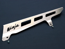 ワイドホイールu0026STDホイール用アルミチェーンケース アルマイトシルバー MORIYAMA（モリヤマエンジニアリング） GPZ900R  Ninja（ニンジャ）