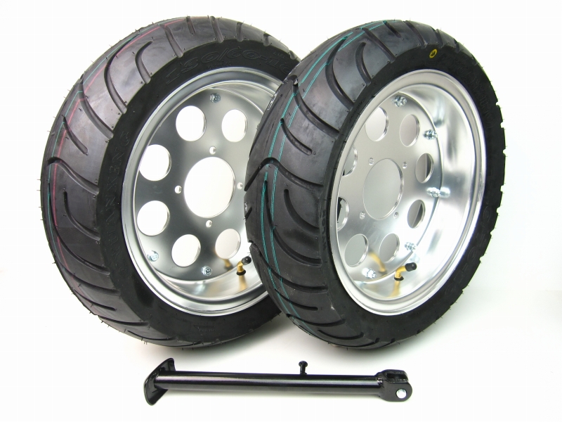 アルミホイール10インチF3.00J＆R4.00Jスタンド MINIMOTO（ミニモト）