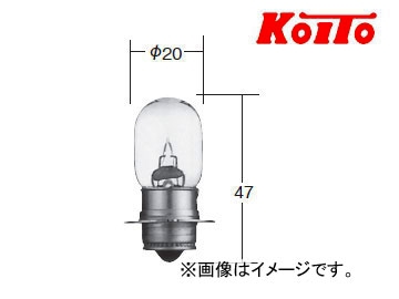 6Vヘッドライトクリアシングル球小糸製作所 MINIMOTO（ミニモト）