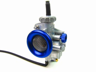 KEIHIN PC20キャブレター用ネット付きファンネル青 MINIMOTO（ミニモト）