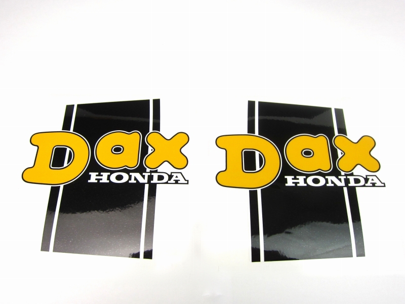 ダックスDAX HONDAディカール3Mラミネート仕様イエロー MINIMOTO（ミニモト）