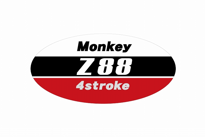 サイドカバーZ88 CBXステッカー MINIMOTO（ミニモト） モンキー（MONKEY）