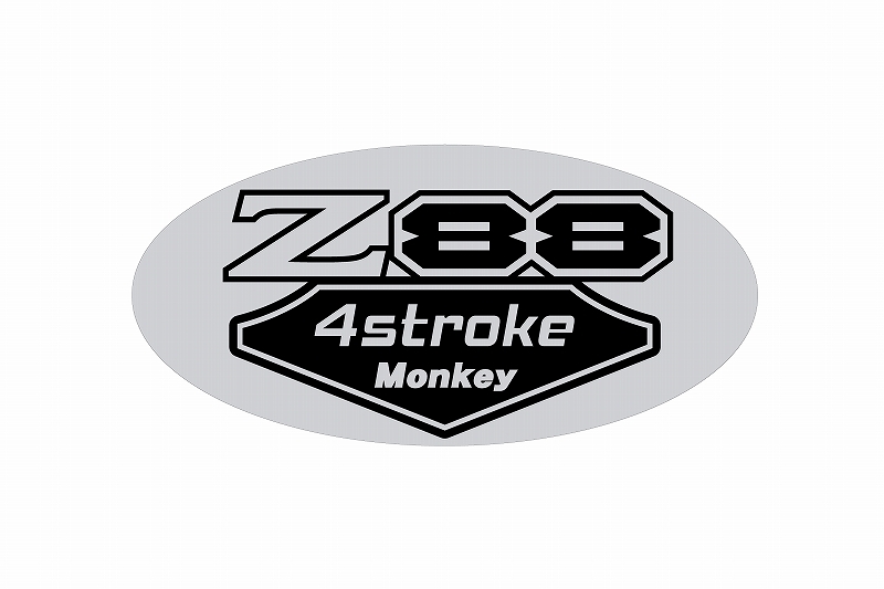 サイドカバーZ88 Limited Z50J6ステッカー MINIMOTO（ミニモト） モンキー（MONKEY）