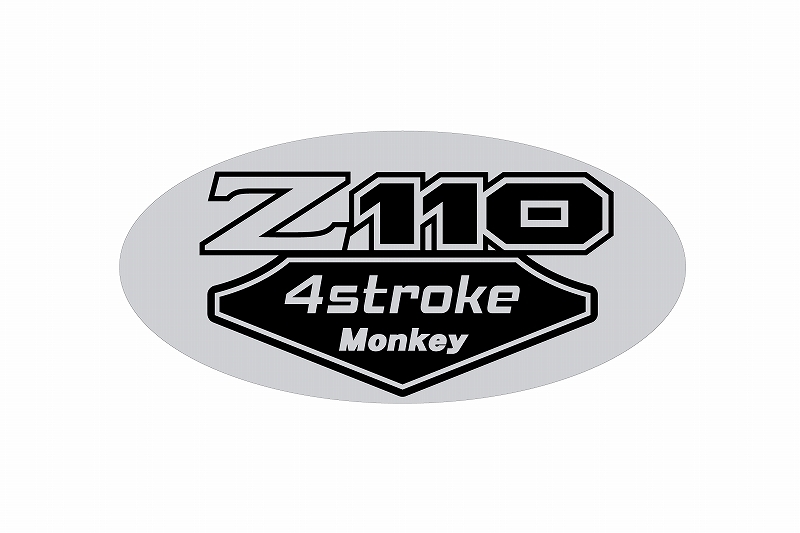 サイドカバーZ110 Limited Z50J6ステッカー MINIMOTO（ミニモト） モンキー（MONKEY）