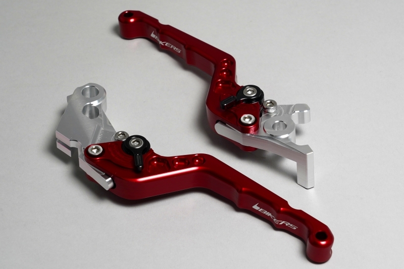 アルミ製CNC ハンドルレバーセット レッド MINIMOTO（ミニモト） モンキー125（MONKEY125）JB03