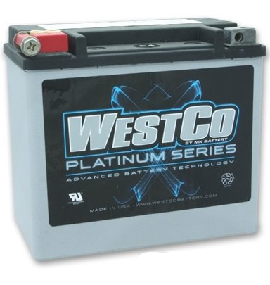 WESTCO（ウエストコ）プラチナムシリーズ WCP20 バッテリー（YB16-B・65991-82B互換） MKバッテリー