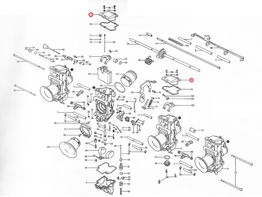 TMR36Φ-41Φ用トップカバー MIKUNI（ミクニ）