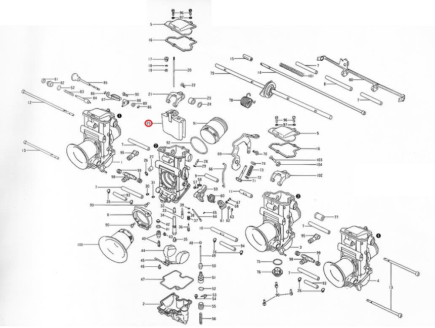 TMR36Φ-41Φ用スロットルバルブ MIKUNI（ミクニ）