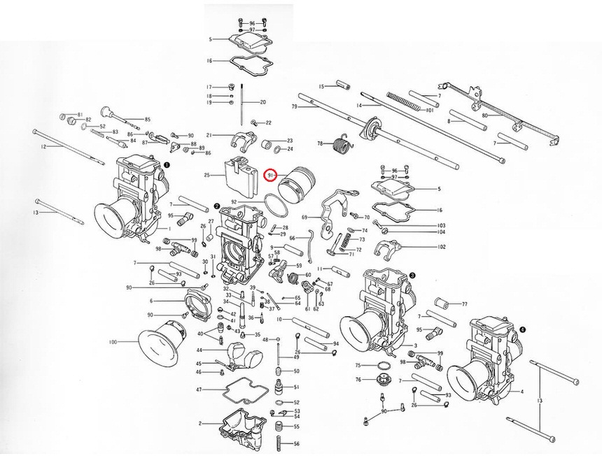 TMR41Φ用スピゴットリング MIKUNI（ミクニ）