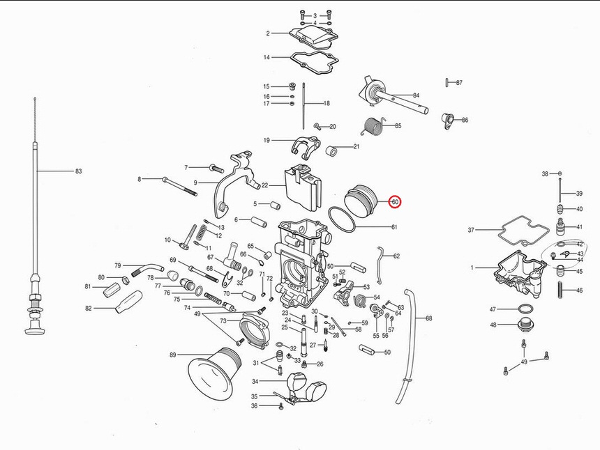 TMR36Φ用リングスピゴット MIKUNI（ミクニ）