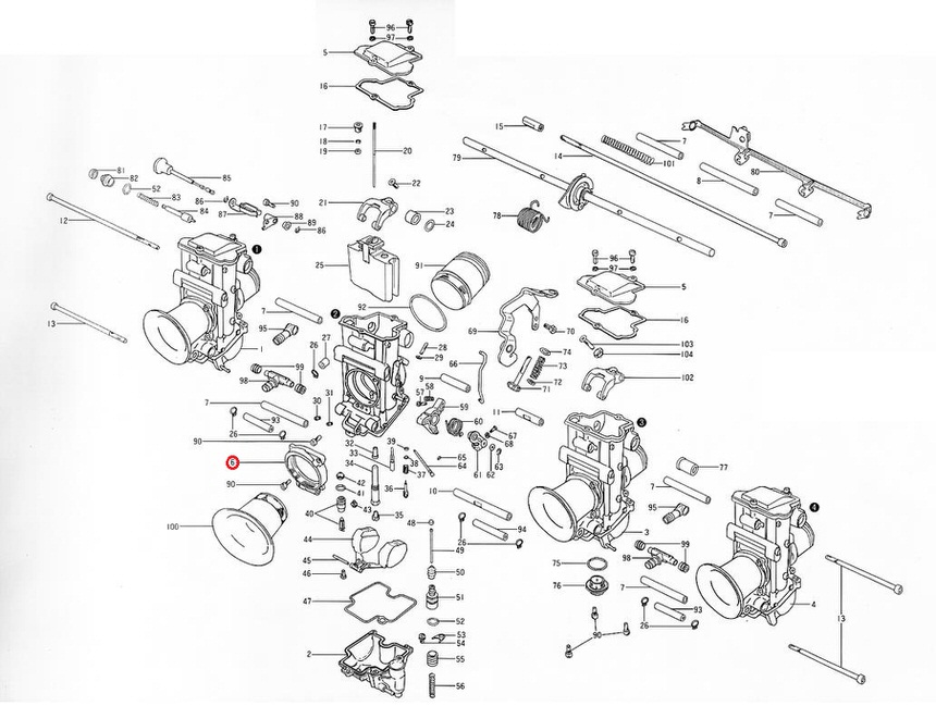 TMR28Φ用アダプターファンネル（TMR28/03） MIKUNI（ミクニ）