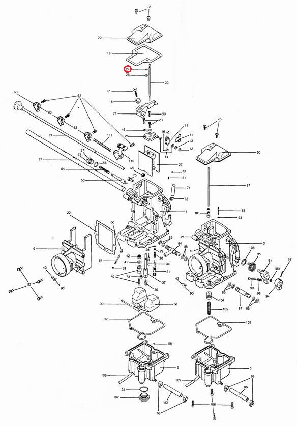 TM/TMX30用Eリング（VM20/369） MIKUNI（ミクニ）