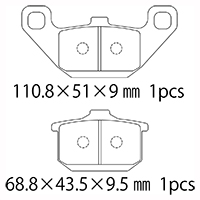 A61-004KN ブレーキパッド NTB